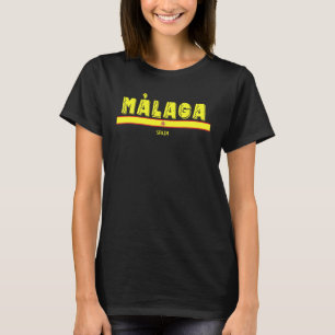 Camiseta Málaga España   Bandera Española Espana Recuerdo T