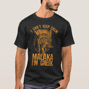 Camiseta Malaka Soy griego orgulloso de ser espartano grieg