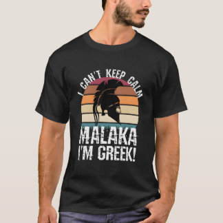 Camiseta Malaka soy griego orgulloso griego Spans