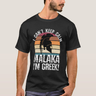 Camiseta Malaka Soy griego - Orgullosos espartanos griegos