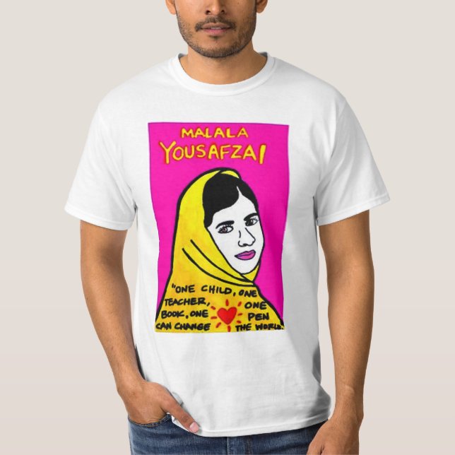 Camiseta Malala Yousafzai (Anverso)