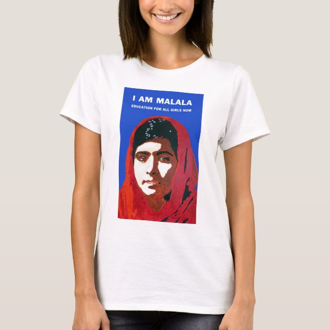 CAMISETA MALALA YOUSAFZAI (Anverso)