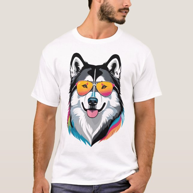 Camiseta Malamute de Alaska (Anverso)