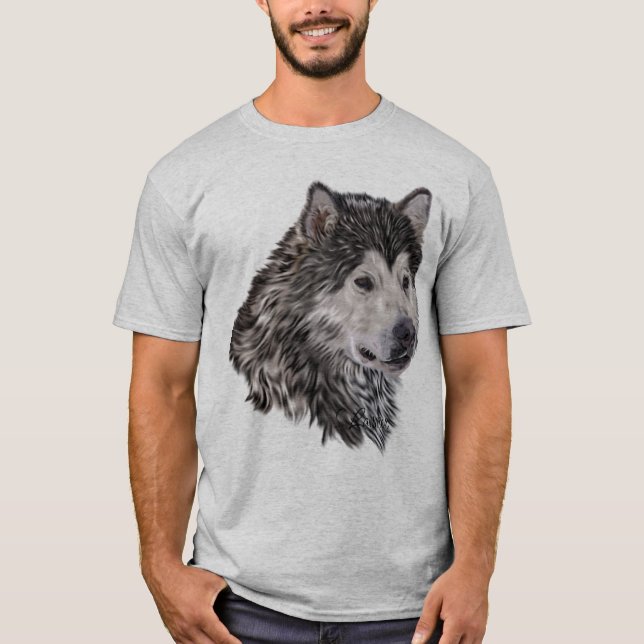 Camiseta Malamute de Alaska (Anverso)