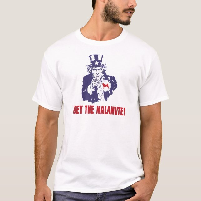 Camiseta Malamute de Alaska (Anverso)