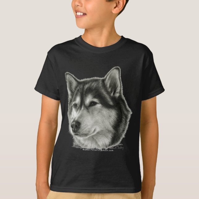 Camiseta Malamute de Alaska (Anverso)
