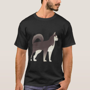 Camiseta Malamute De Alaska O Husky Siberiano Cute North Pe