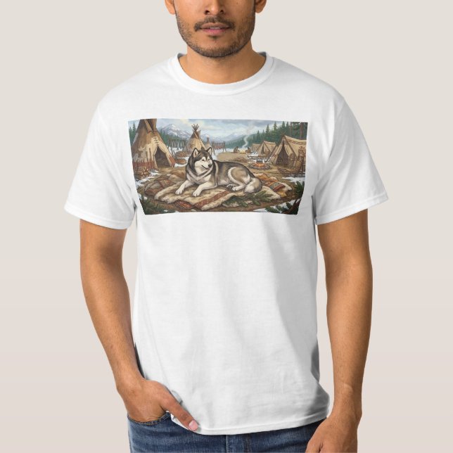 Camiseta Malamute Nativo (Anverso)