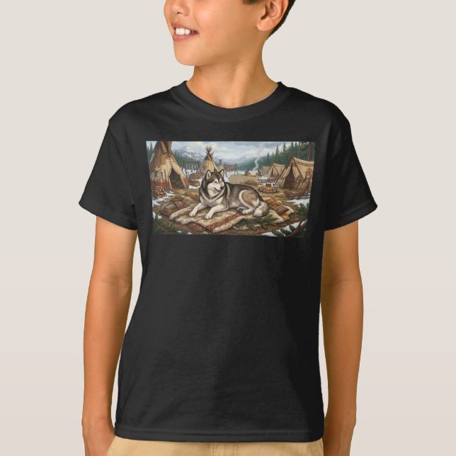 Camiseta Malamute Nativo   (Anverso)