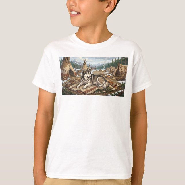 Camiseta Malamute Nativo   (Anverso)