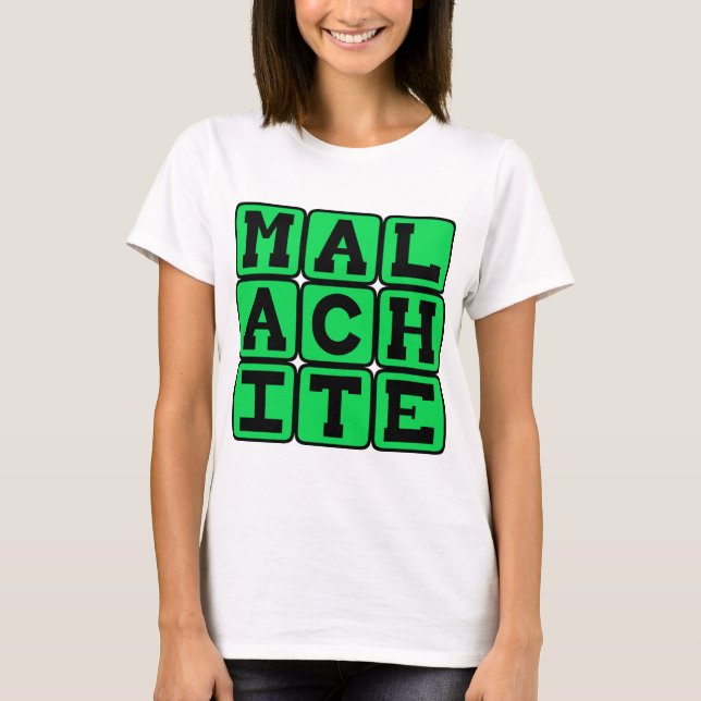 Camiseta Malaquita, Color Verde (Anverso)