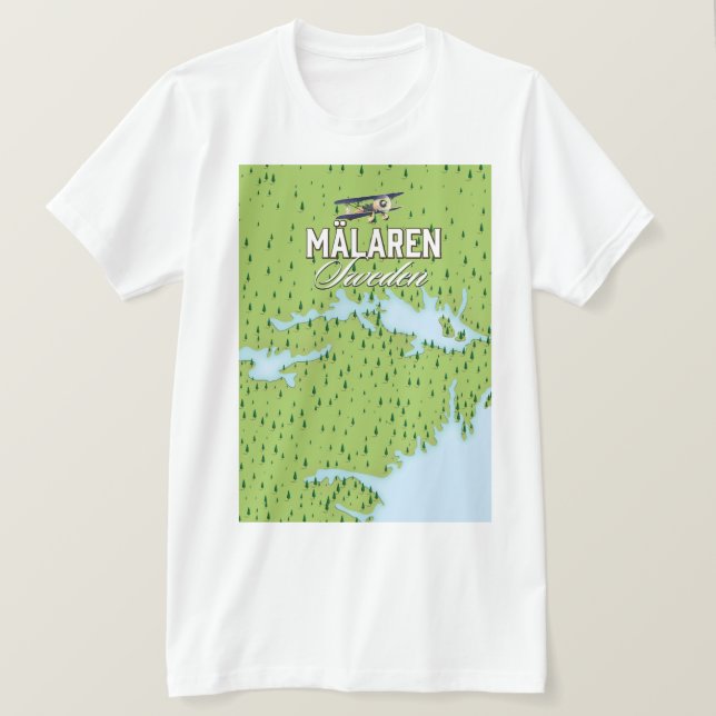 Camiseta Mälaren Suecia (Anverso del diseño)