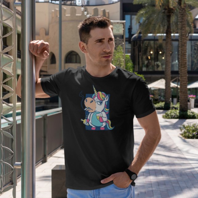 Camiseta Malas costumbres unicornio (Subido por el creador)