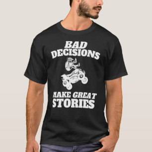 Camiseta Malas decisiones hacen grandes historias en bicicl