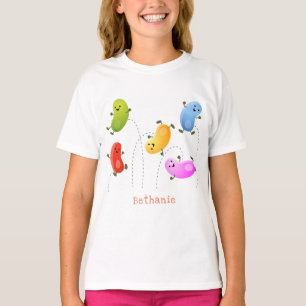 Camiseta Malas judías felices saltando ilustracion personal