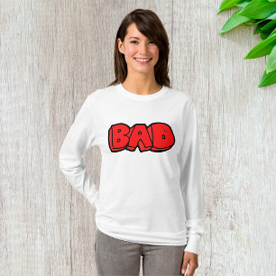 Camiseta Malas mujeres rojas audaces de manga larga
