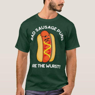 Camiseta Malas Puntas De Salchicha Son La Pun De Comida Cut