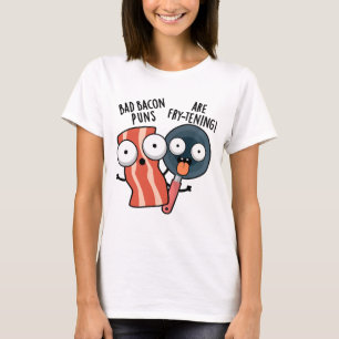 Camiseta Malas puntas de tocino son picaduras de comida div