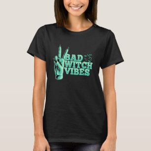 Camiseta Malas Vibras de Bruja Pastel Goth Bruja Signo de P