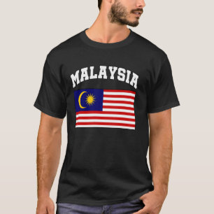 Camiseta Malasia Bandera vibrante pueblo malayo Sou turísti