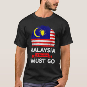 Camiseta Malasia dice que debo ir al patrimonio malasio