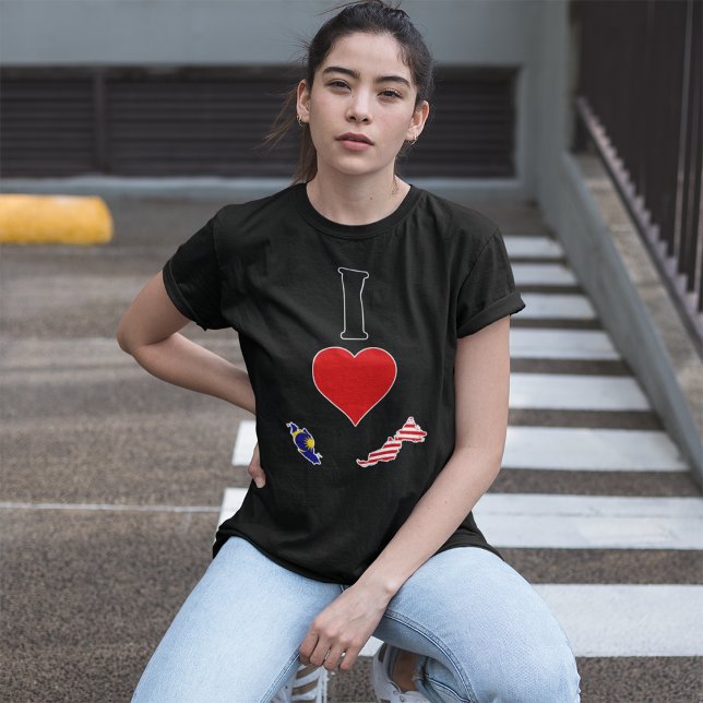 Camiseta Malasia Vertical amo a las mujeres del mapa de la  (Subido por el creador)
