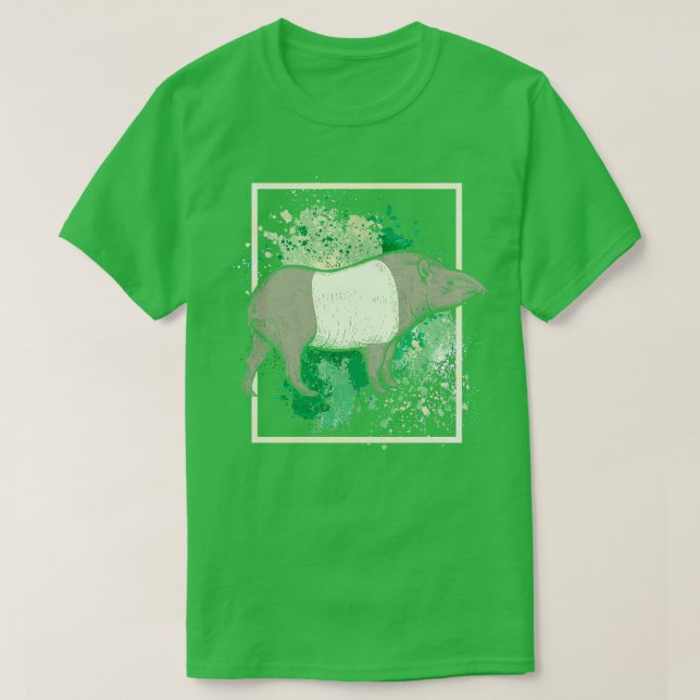 Camiseta Malayan Tapir (Diseño del anverso)
