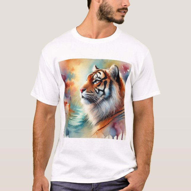 Camiseta Malayan tiger 231024AREF143 - Watercolor (Anverso)