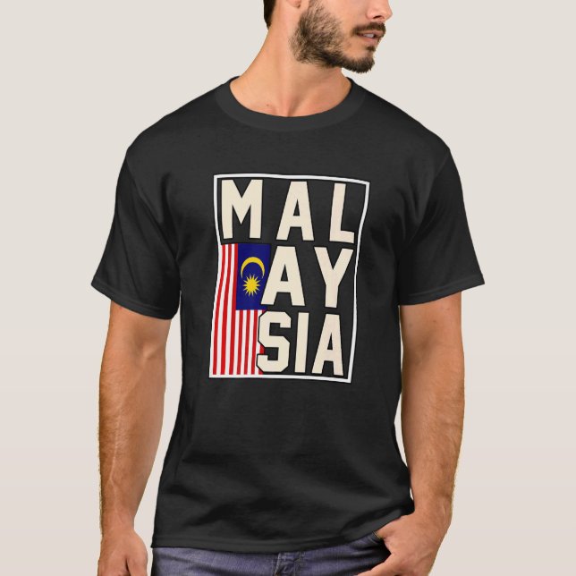 Camiseta Malaysia Flag   (Anverso)