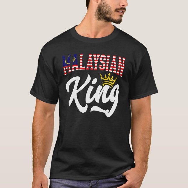 Camiseta Malaysian King Malaysia Malaysian Malaysia Flag_1 (Anverso)