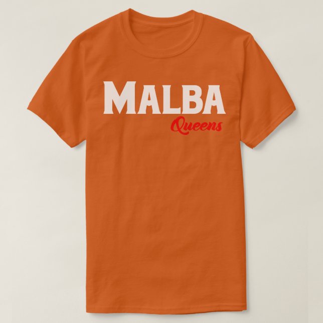 Camiseta Malba Queens New York (Diseño del anverso)