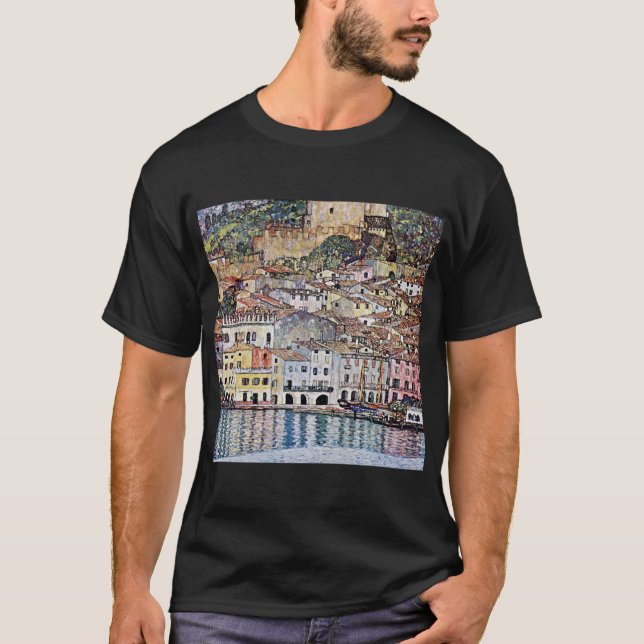 Camiseta Malcesine en el lago Garda, Gustav Klimt (Anverso)