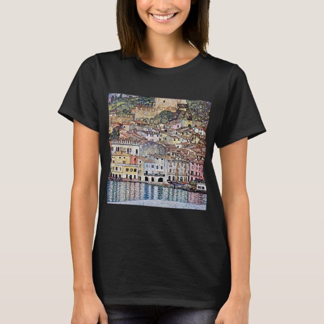 Camiseta Malcesine en el lago Garda, Gustav Klimt (Anverso)