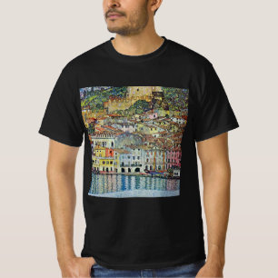 Camiseta Malcesine en el lago Garda por Gustav Klimt