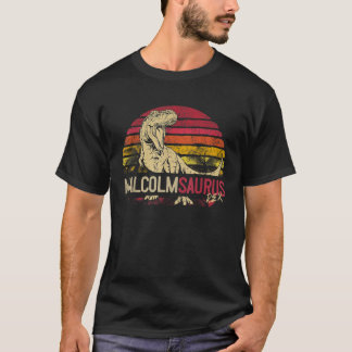 Camiseta Malcolm Saurus Funny Personalizado Dinosaurio T Re