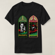 Malcolm X Marcus Garvey vidriera panafricana