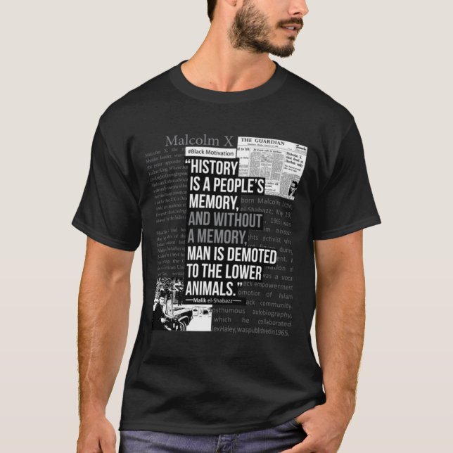 Camiseta Malcolm X Mejor presupuesto4 (Anverso)
