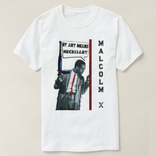 Camiseta Malcolm X - Por Cualquier Medio Necesario