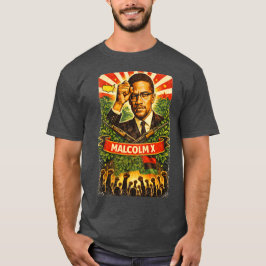 Camiseta Malcolm X Revolutionary T-Shirt Black History icon