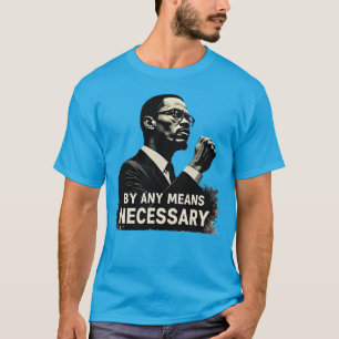 Camiseta Malcolm X Tributo Silhouette - cita Inspiradora