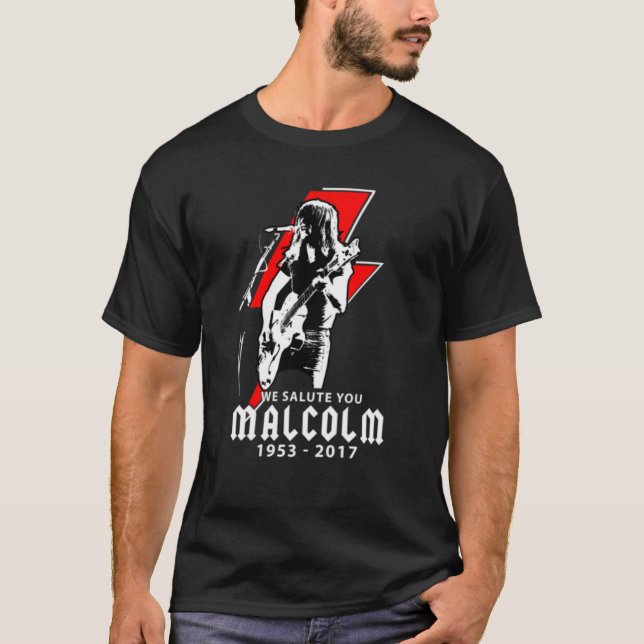 Camiseta Malcolm Young Malcolm Young Te Saludamos 566png (Anverso)