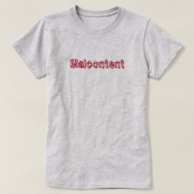 Camiseta Malcontento (Diseño del anverso)