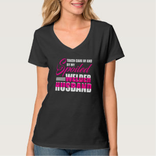 Camiseta Malcriada por la esposa de mi esposo galés Annive