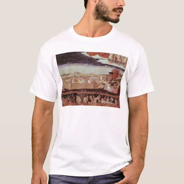 Camiseta Maldecido en infierno (Anverso)