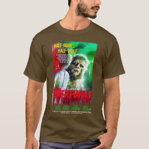 Camiseta Maldición del poster alternativo de Werewolf