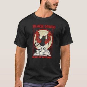 Camiseta Maldición mágica negra de la noche