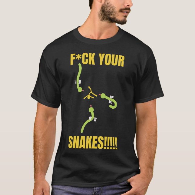 Camiseta Malditas serpientes (Anverso)