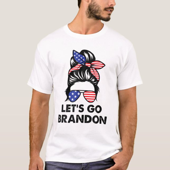 Camiseta Maldito burro vamos a Brandon Chant Funny Biden Po (Anverso)