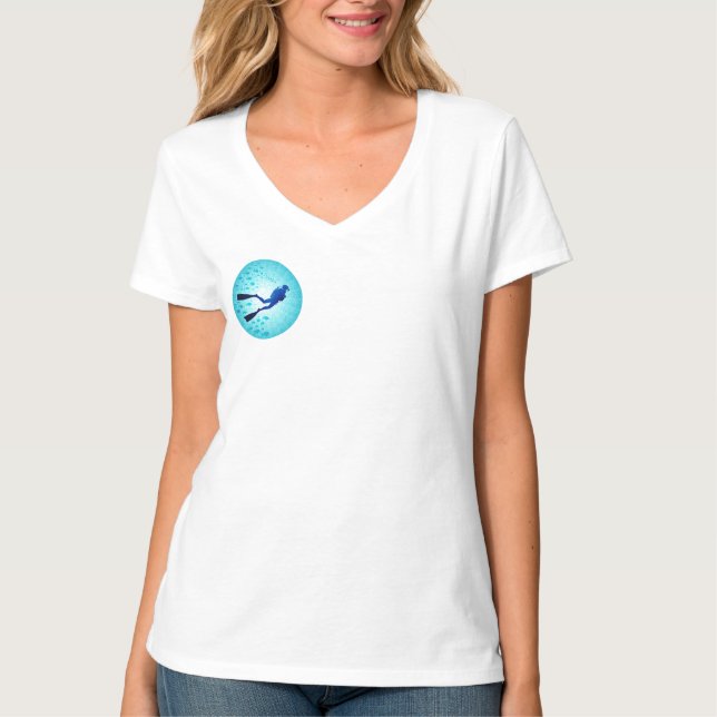 Camiseta Maldivas azul (Anverso)