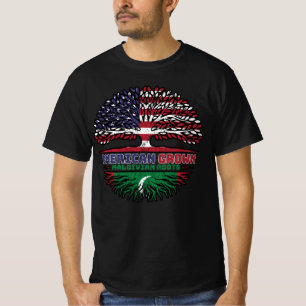 Camiseta Maldivas Maldivian American USA Tree Roots Flag